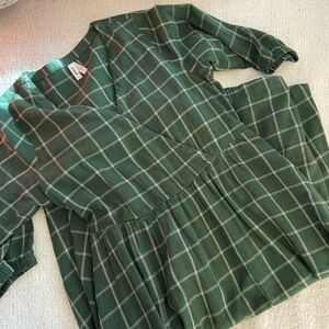 Pact flannel fireside dress